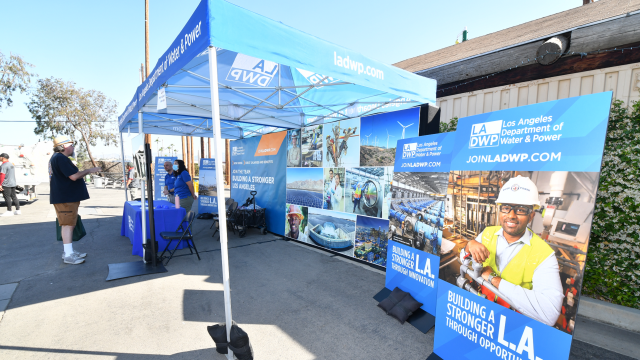 LADWP information booth.