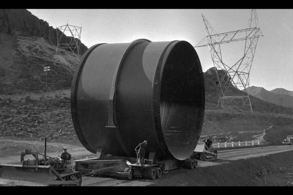 Length of large water pipe
