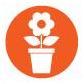 Potted Plant Icon Image