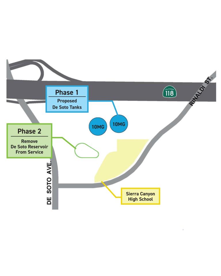 De Soto Tanks and Pump Station Project map