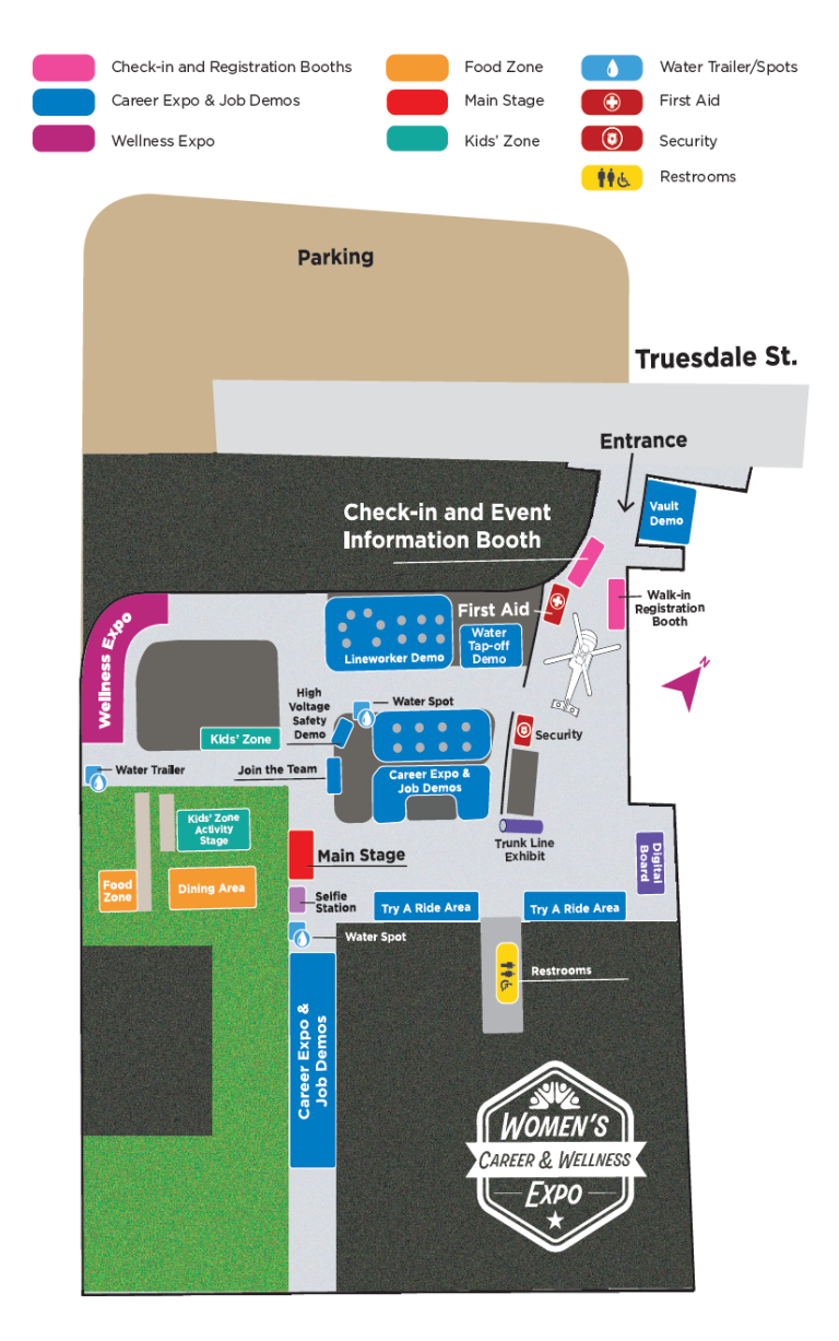 2026 Women's Expo Event Map