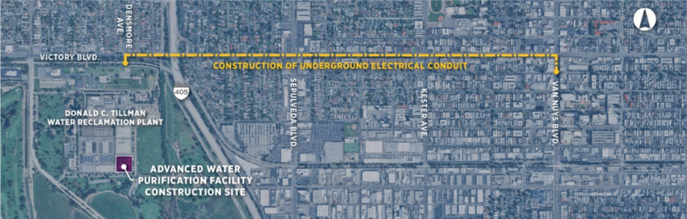 Victory Electrical Conduit Project map