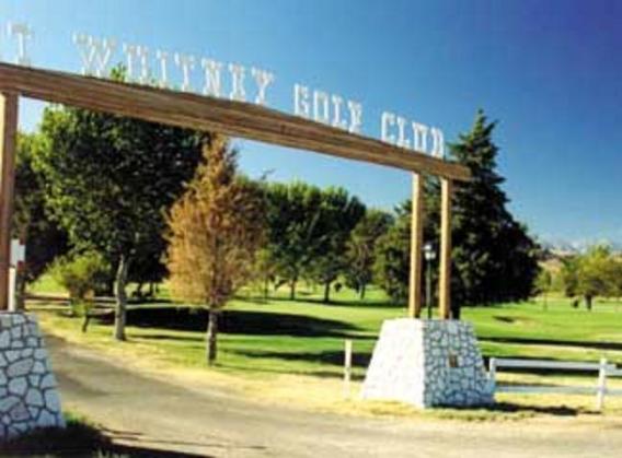 Image of entrance to Whitney Golf Club