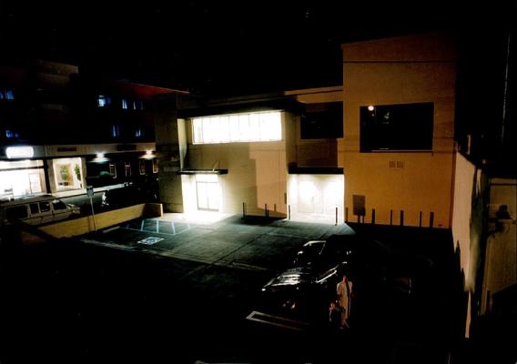 Outdoor area lighting before