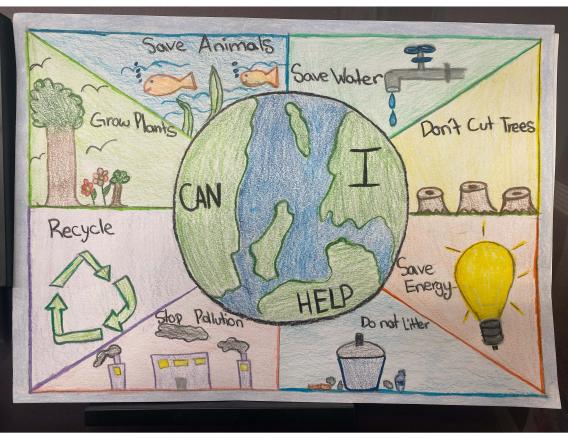 2024 Times in Education Artwork Winner - 12th Grade 3rd Place - Yasseni Chinchilla - Foshay Learning Center