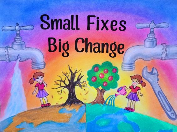2024 Times in Education Artwork Winner - 4th Grade 1st Place - Kira Dimashkie - Porter Ranch Community School