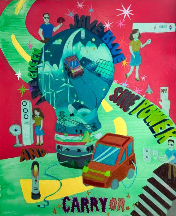 2024 Times in Education Artwork Winner - 7th Grade 2nd Place - Tiffany Kim - Girls Academic Leadership Academy