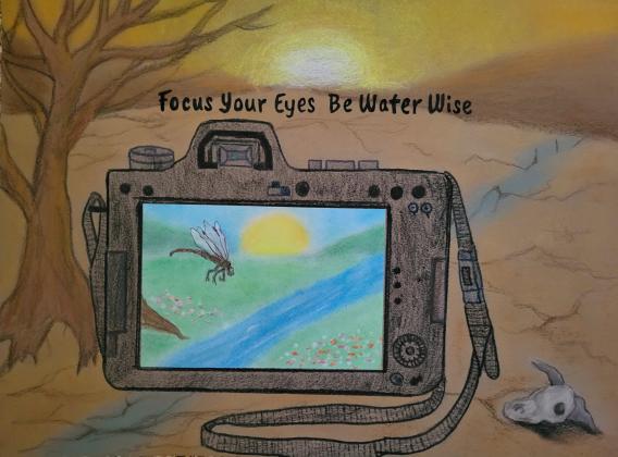 2024 Times in Education Artwork Winner - 8th Grade 1st Place - Danica Little - Porter Ranch Community School