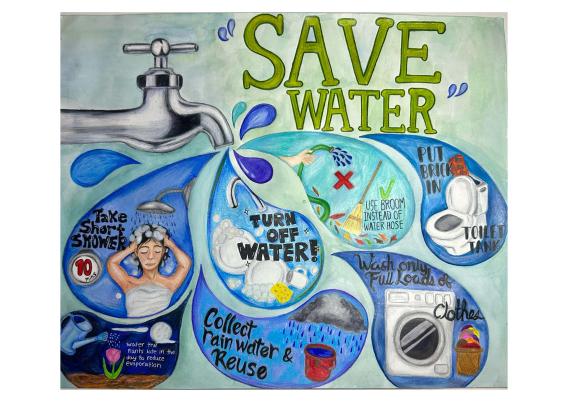 2024 Times in Education Artwork Winner - 9th Grade 1st Place GRAND PRIZE WINNER - Chaeyu Kim - Van Nuys High School