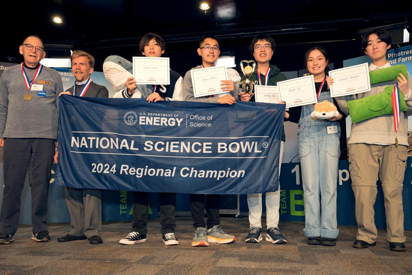 Education Outreach - Science Bowl - 1st Place Buzzer Competition winners North Hollywood High School