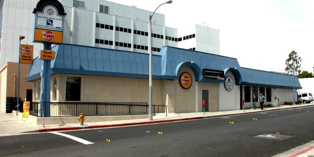 Image of Hollywood Customer Service Center from Sunset and Schrader
