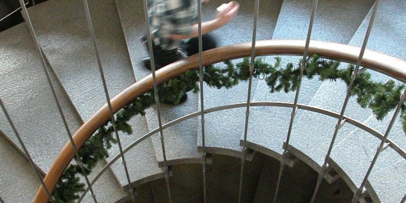 John Ferraro Building (JFB) - Spiral Staircase from the top