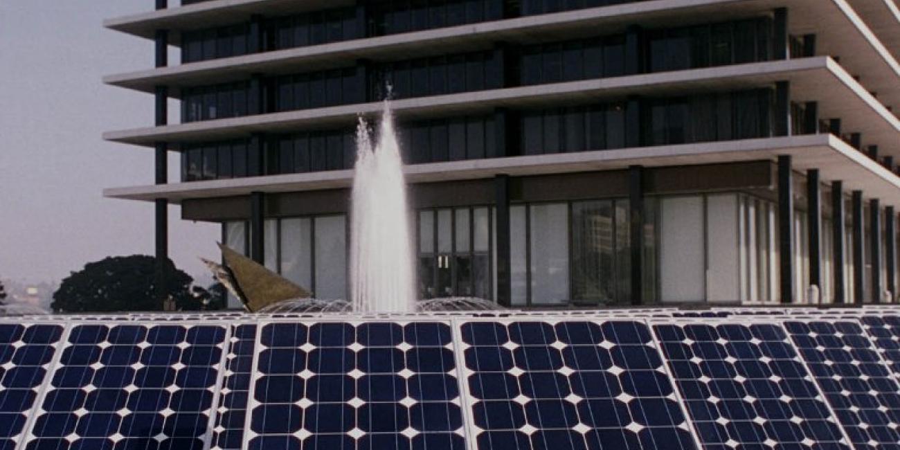 John Ferraro Building (JFB) - Solar Panels above Carport