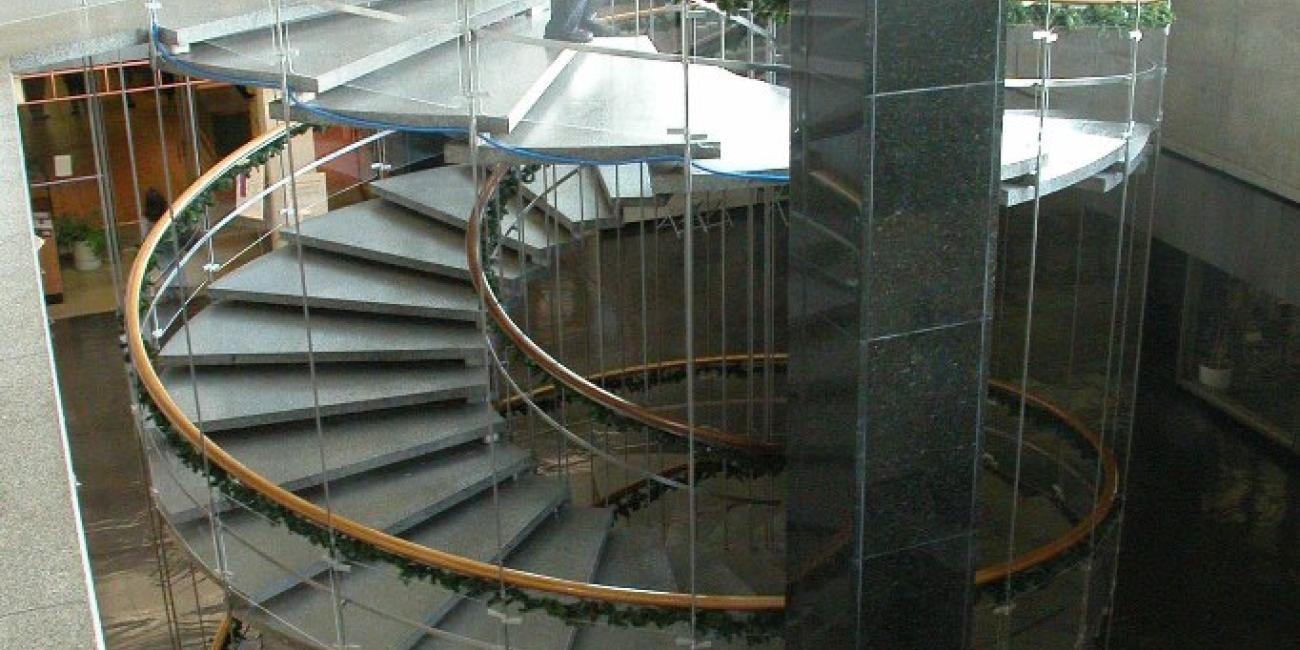 John Ferraro Building (JFB) - Spiral Staircase from the side