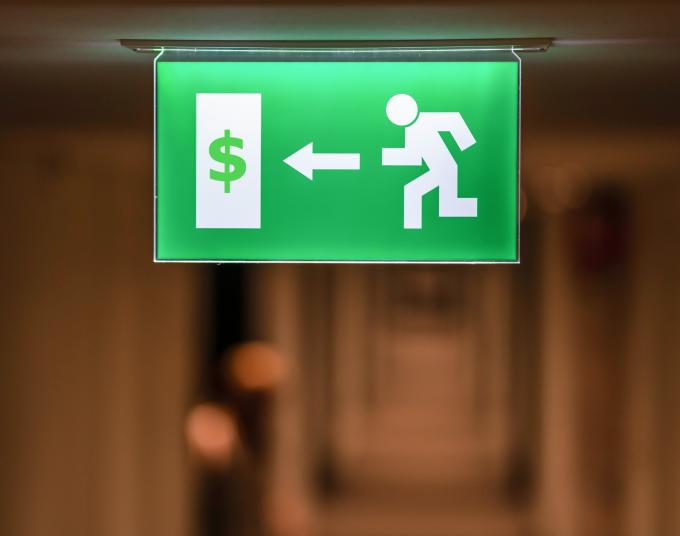 LED exit sign